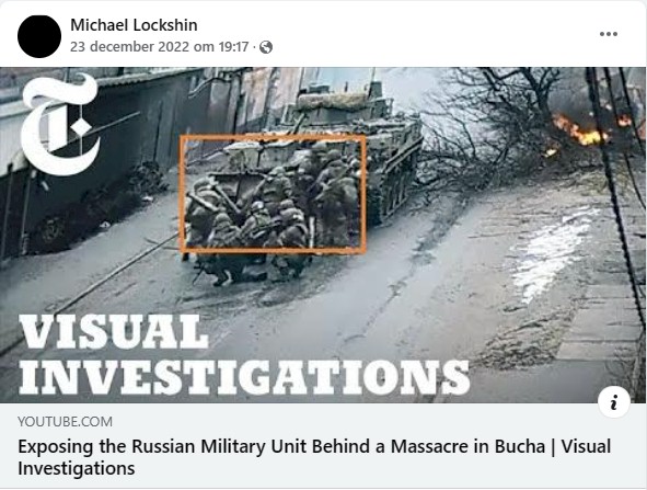 Facebook post by Michael Lockshin